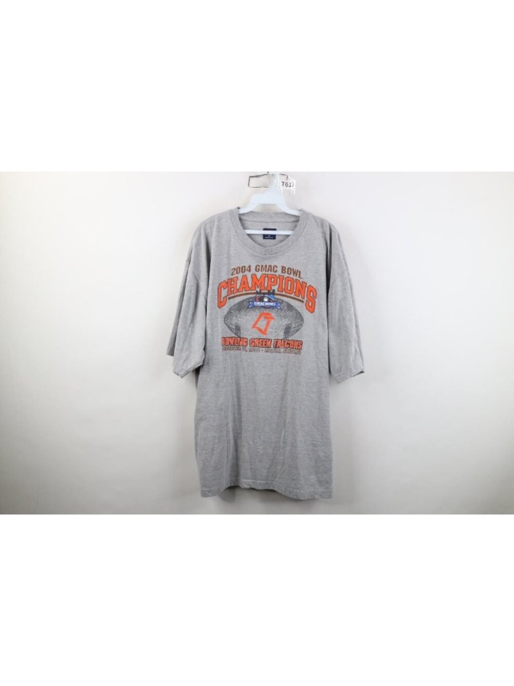 Vtg Men XL 2004 GMAC Bowl Champs Bowling Green State University Football T-Shirt